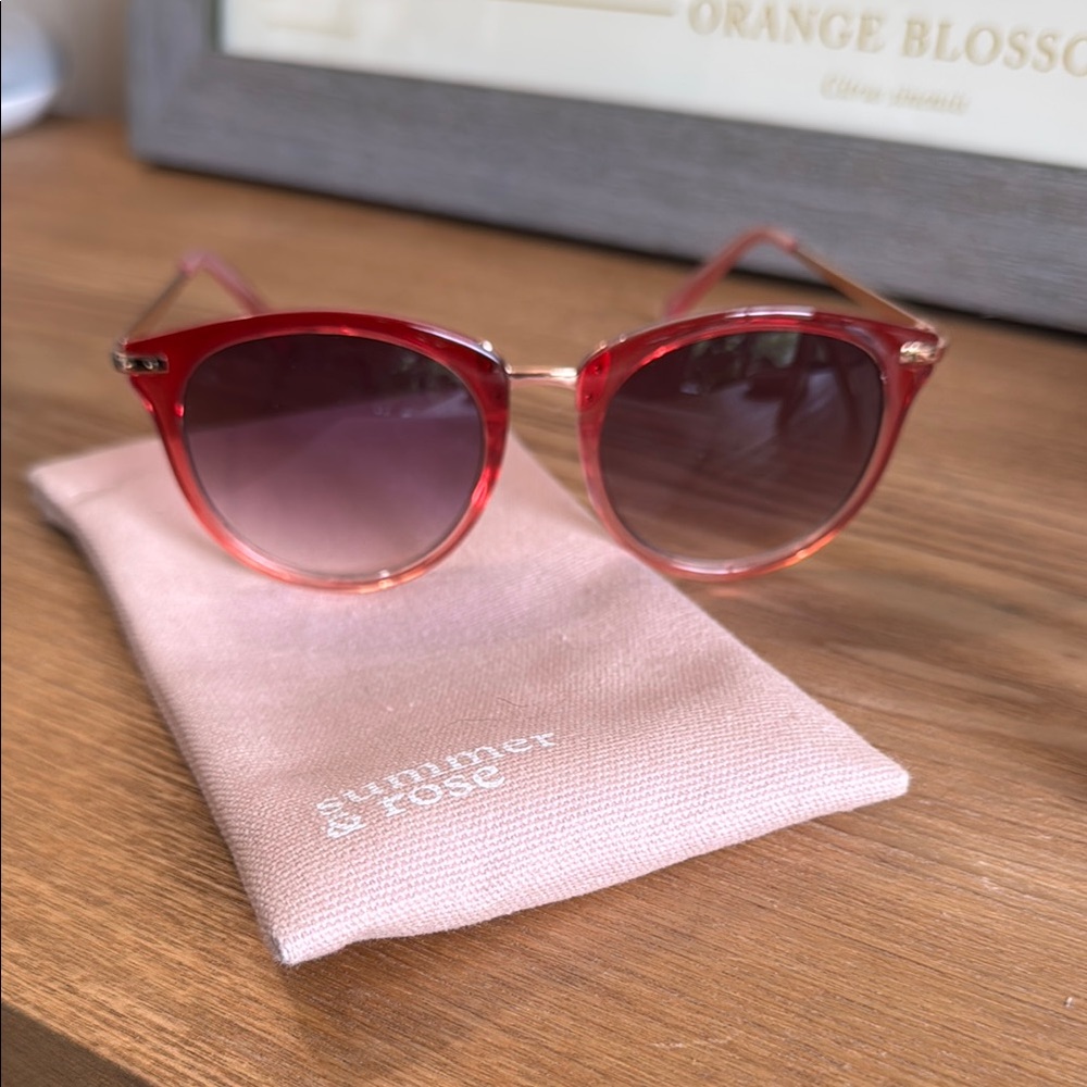 Summer & Rose Red Cat-Eye Sunglasses